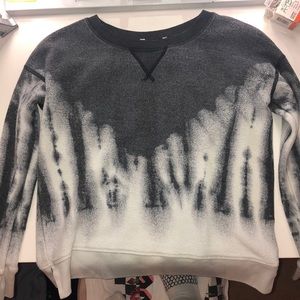 Dark grey and white American Eagle sweatshirt